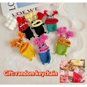 Handmade Crochet Ugly Cute Key Cover – Funny Universal Protector for Car & Regular Keys| Handcrafted Yarn Key Case, Cute Gift for All Ages