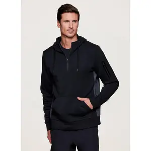 Prime Contrast Quarter Zip Fleece Sweatshirt