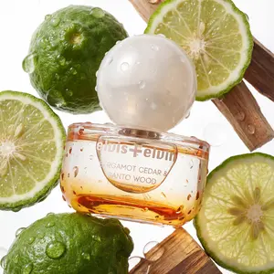 elvis+elvin | Bergamot Cedar & Santo Wood | Eau de Parfum | Floral-Woody Scent with Apple Orange Red Rose Jasmine Lilac Musk Sandalwood Hyacinth (16ml / 50ml）