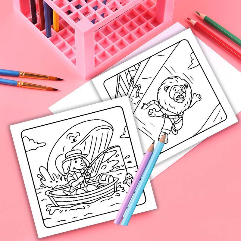 Crime Scene Coloring Book, 20 Fun Crime Mystery Pages, Creative Relaxation Sketchbook for Friends Gatherings, Vibrant Illustrations for Stress Relief