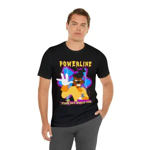 POWERLINE 95 STAND OUT WORLD TOUR T shirt POWERLINE WORLD TOUR MERCH T shirt
