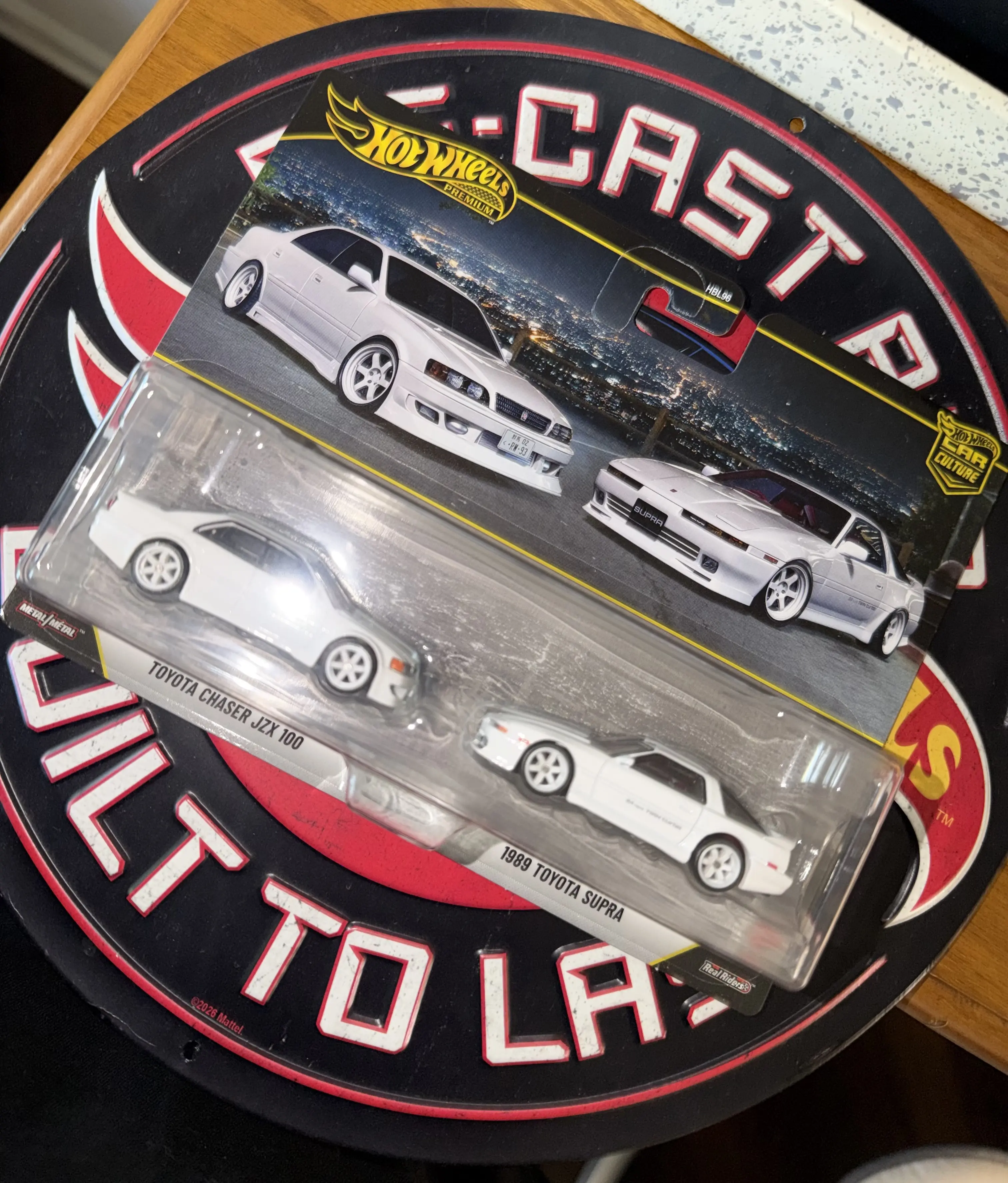 Hot Wheels Car Culture Toyota Chaser JZX 100 y Toyota Supra 89
