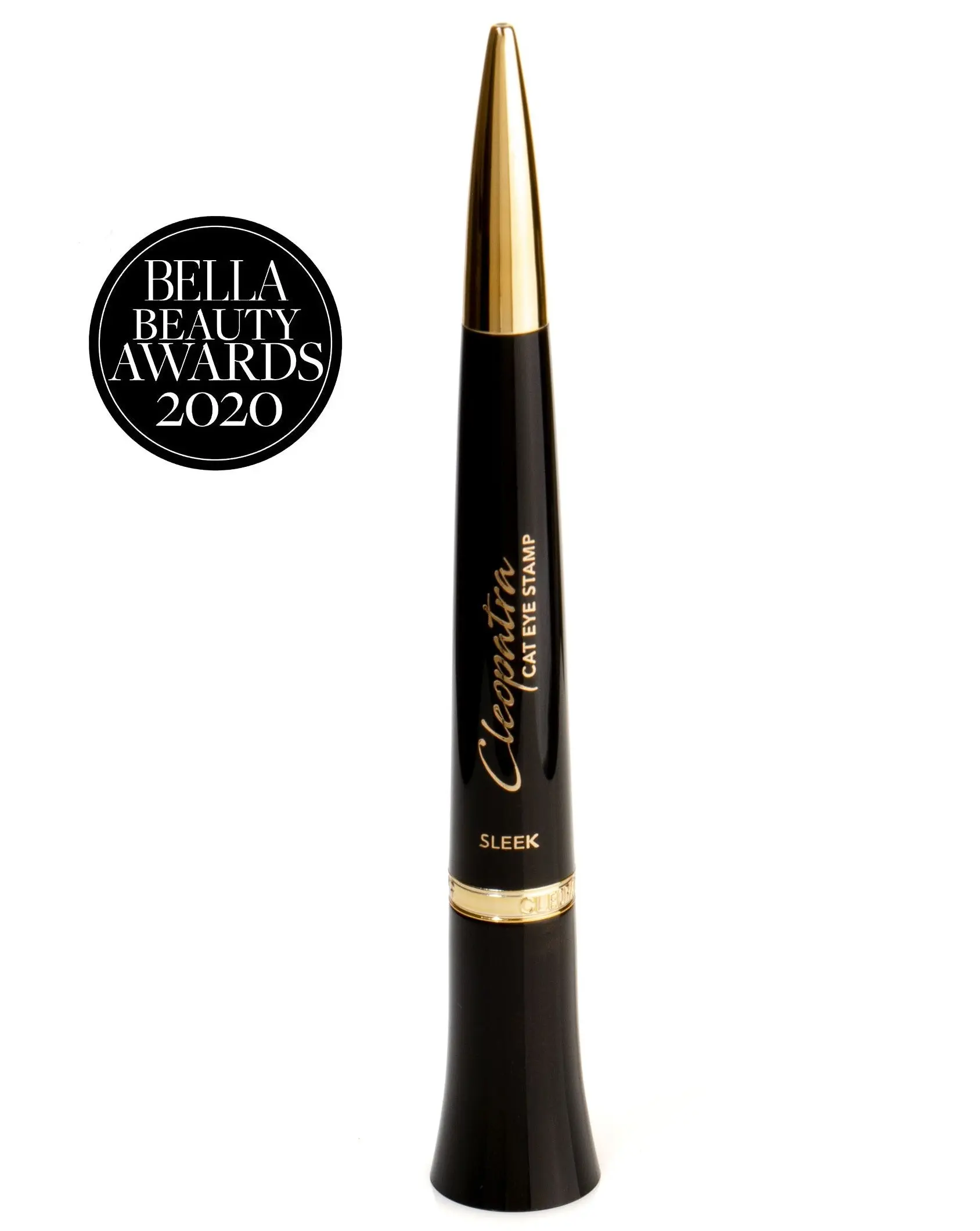 Lyda Beauty - Cleopatra Black 2-in-1 Winged Eyeliner Stamp & Liquid Eyeliner - Waterproof Black Eyeliner with Precision Felt Tip