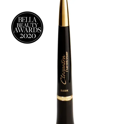 Lyda Beauty Cleopatra Black 2-in-1 Stamp Eyeliner & Eyeliner Pen - Waterproof, Long Wear, Easy Eye Makeup Tool with Precision Fine Tip, Fine Tip Eyeliner