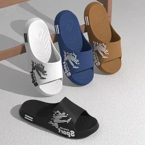 Men'S Comfort Slipper: Non-Slip, Men'S Lightweight Slides - Durable, Multi-Use Footwear For Spring/Summer Open-Toe PVC Slip-On Sandals For Versatile Indoor-Outdoor Use slippers slides for men