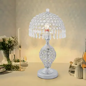 Crystal Table Lamp Bedside Nightstand Desk Reading Lamp Bedroom Living Room Lamp