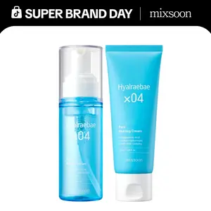 [mixsoon Official] Hyalraebae Makeup-Ready Duo - Silky Smooth Moisturizer Set with Pore Bubble Serum, Blurring Cream, Niacinamide, PHA/LHA for Flawless Skin