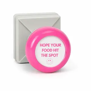 "Hope Your Food Hit The Spot" Receipt Stamp, Personalized Labels for Restaurant Servers, Office Stationery & Supplies