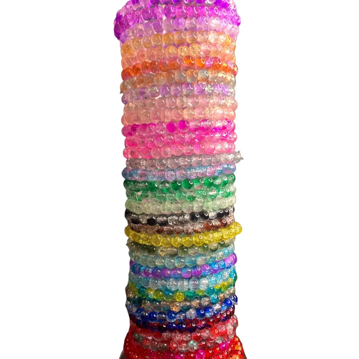 Pick your own color | 6mm glass beaded handmade bracelet | multiple colors to choose from | stretchy bracelet | cute