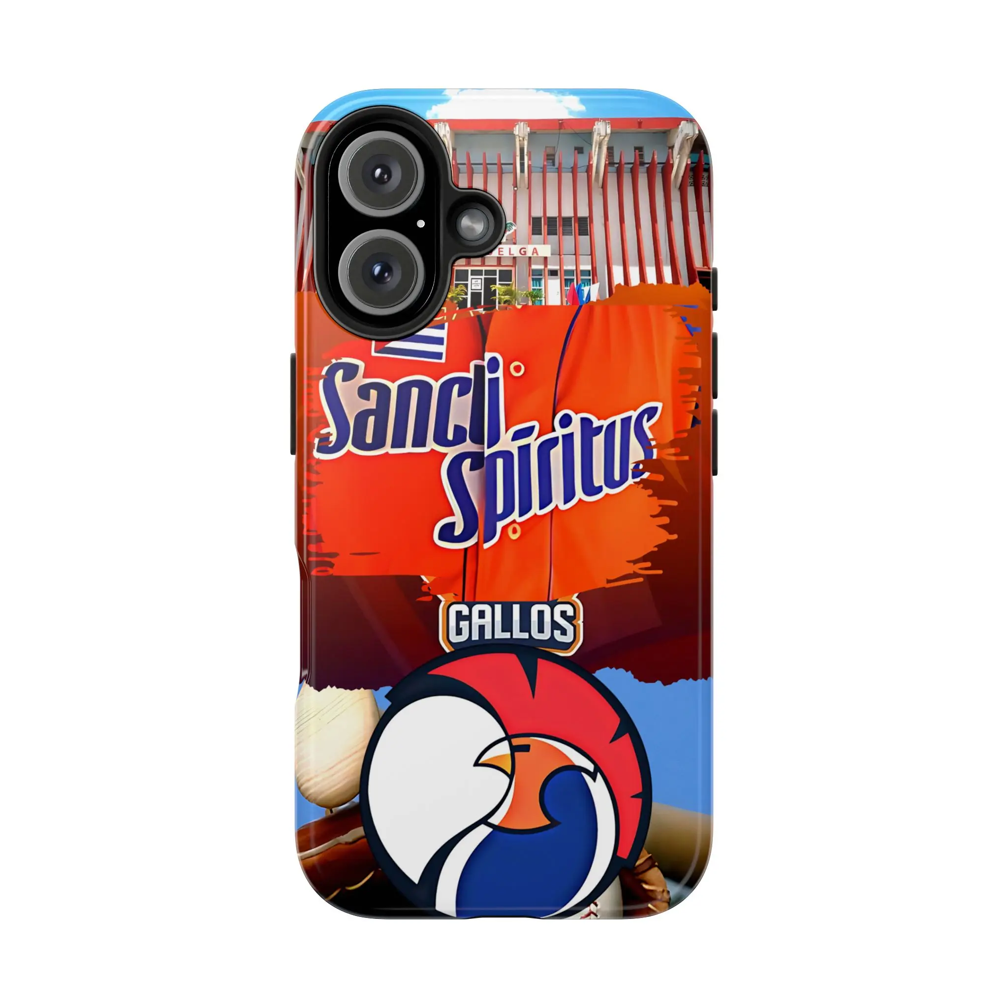 Sanci Spiritus Tough Phone Case, Shockproof Protection with Rubber Material, Designed for Wireless Accessory Use Rubber