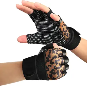 Workout Gloves with Wrist Wrap Support, Weight Lifting Gloves with Full Palm Protection & Extra Grip for Men Women Gym Exercise, Fitness, Weightlifting, Pull ups