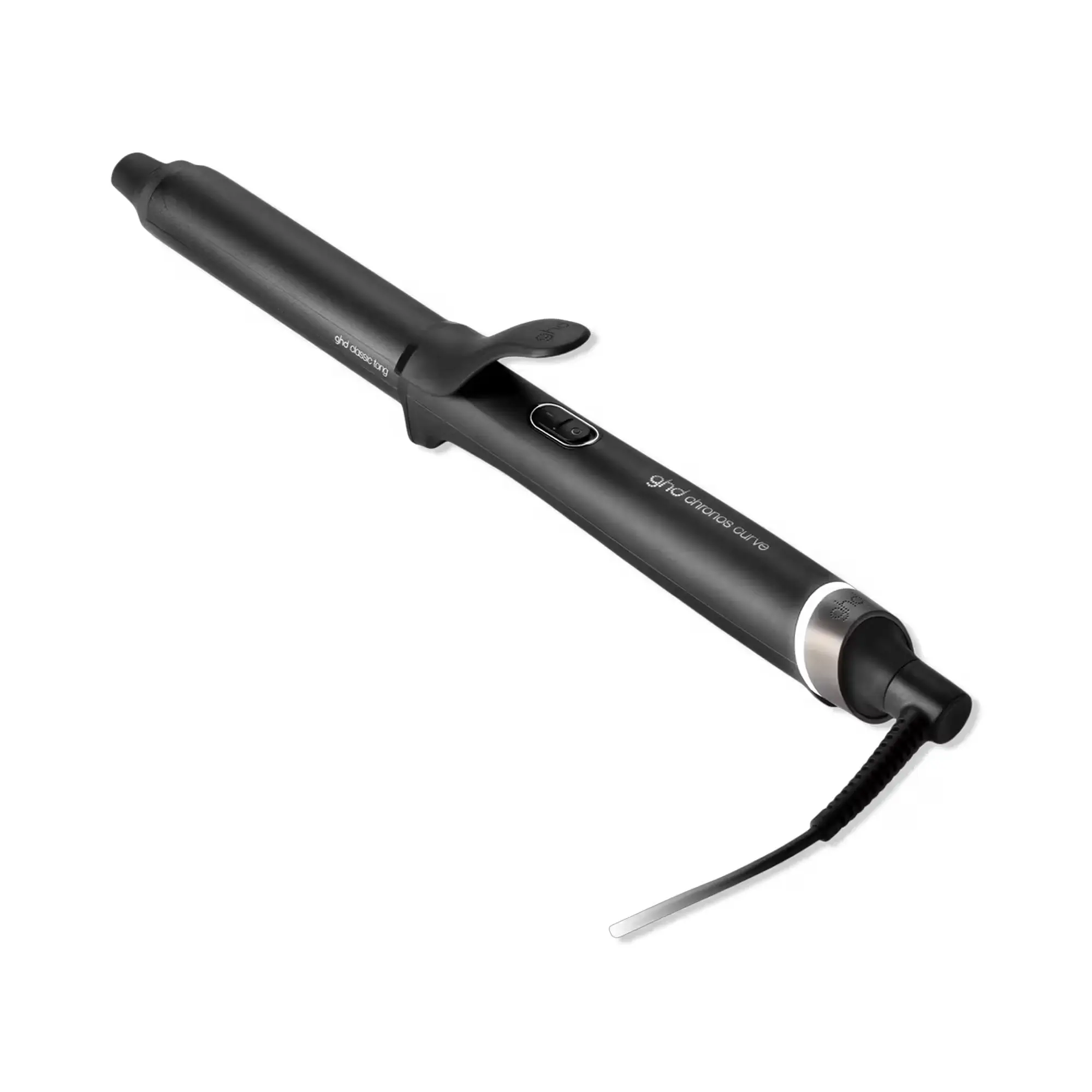 GHD Chronos Curve Classic Curling Iron - 1 inch Barrel, 365°F Temperature, Durable Design, Auto Shut-Off, Cool Tip, Universal Fit, 50% Smoother Results, Fast Curls for Flawless Styling