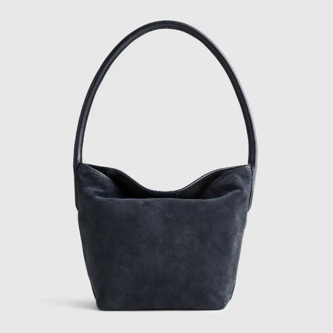 Madewell The Structured Flap Shoulder Bag Genuine Leather Designer Purse
