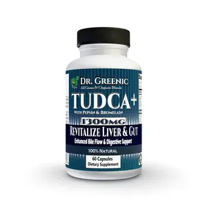 DR. GREENIC TUDCA+ 1300MG with Pepsin 200mg & Bromelain 100mg