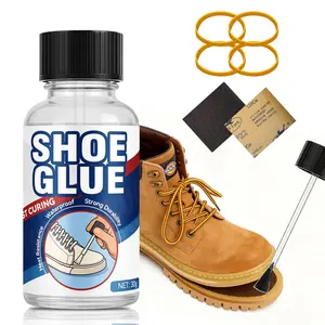Shoe Glue, 30 g Clear Super Glue for Shoe Repair,  Curing &  Adhesive for Repairing Boots, Sneakers, Heels, Hiking Shoes, Leather Handbags and