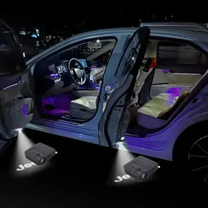 2 pcs for Jeep models, Car Welcome Lights, Decorative Lights, Door Projection Lights, suitable for automotive accessories