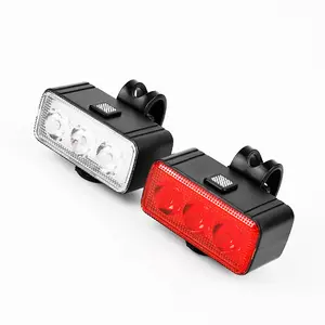 Ultra bright bicycle taillights, red illuminated taillights, USB rechargeable portable headlights, built-in rechargeable lithium batteries.Bicycle taillights, suitable for outdoor cycling