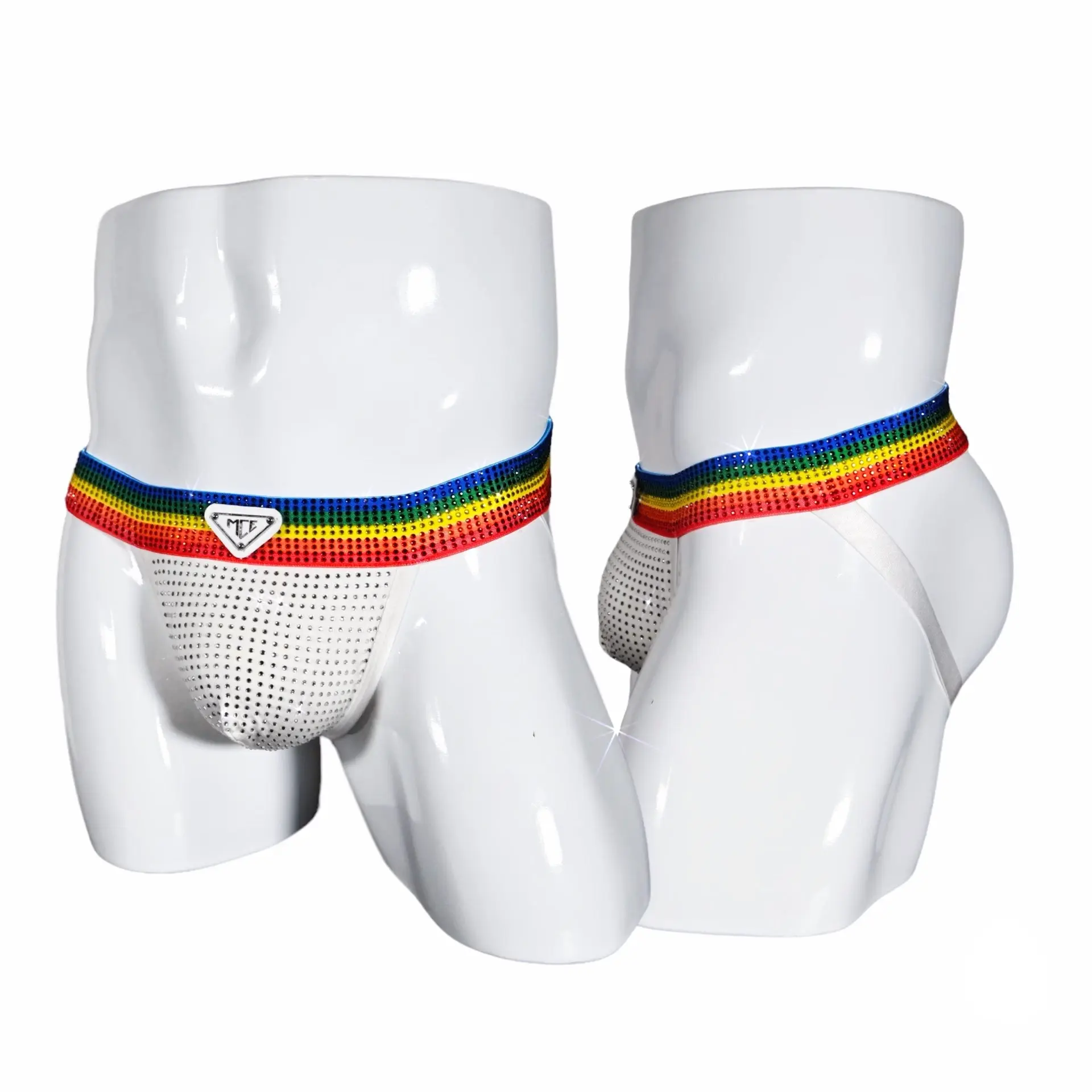 pride rhinestone MCE jock strap pride rhinestone MCE jock strap