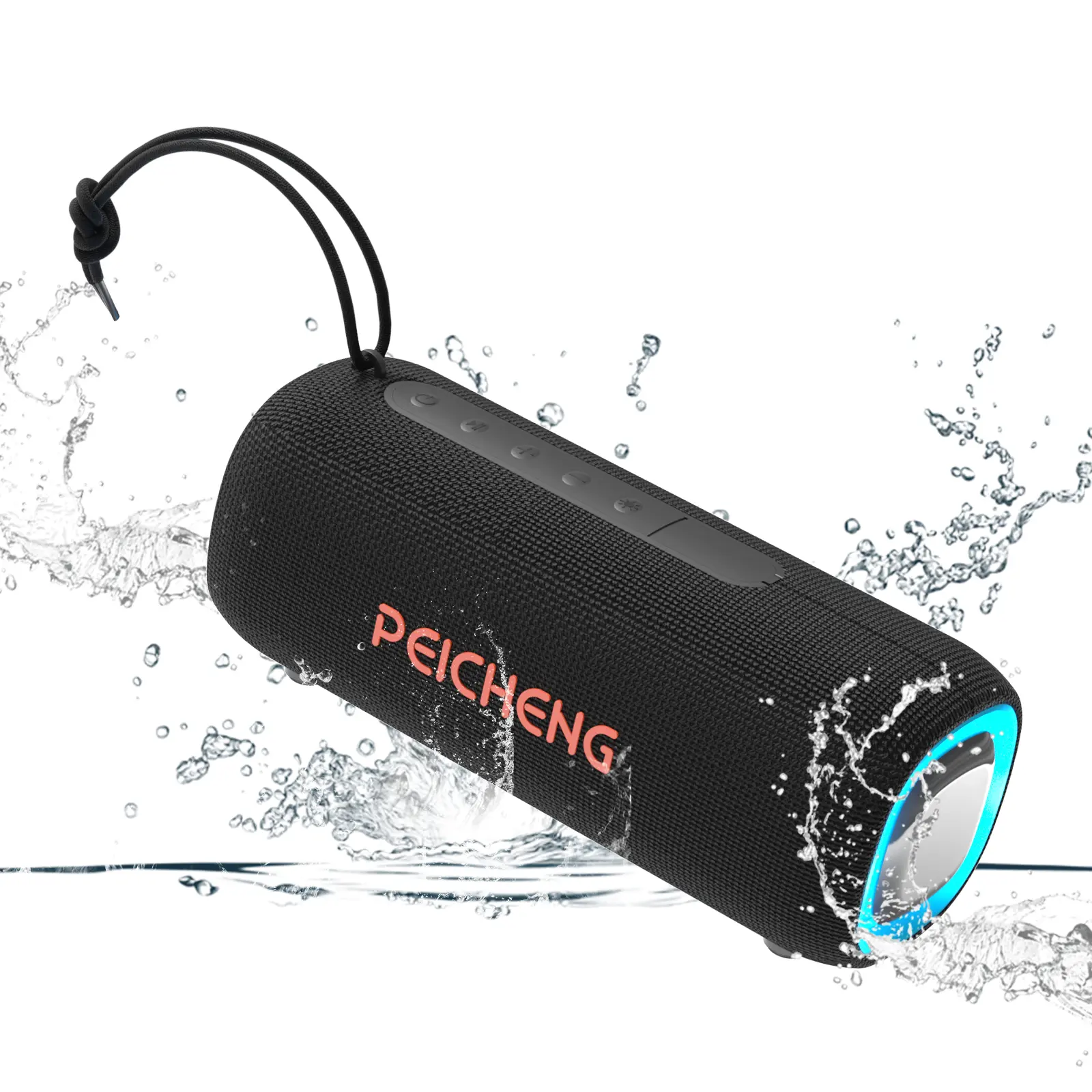 PEICHENG Portable Bluetooth Speaker with HD Sound BT5.3 & TWS Pairing Suitable for HomeParty Outdoor Beach Ideal as Electronic, fathersdayGIFT,summerwins Stereo