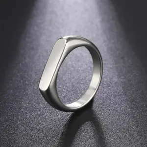Skyrim Stainless Steel Signet Rings for Men Women Minimalist 5MM Wide Finger Rings 2025   Wedding Couple Jewelry Gift Hot