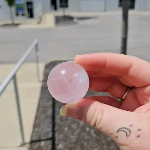 Star Rose Quartz - Star Rose quartz sphere