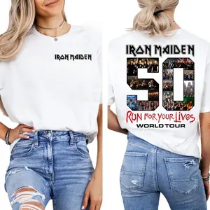 World Tour 50 – The Metal Journey Continues Shirt, Basic Fit Unisex, Full Color, For All Women And Men, For All SummerSunset Valley Store1