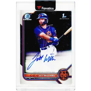 Jett Williams New York Mets Autographed 2022 Bowman Draft Chrome #CDA-JWS Card - Fanatics Authentic Certified