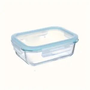24 sealed glass food storage boxes, fresh-keeping boxes, microwave ovens, ovens - suitable for salads, fruits, vegetables, sandwiches, bento boxes | sealed storage | durable glass food storage containers Outdoor lunch boxes