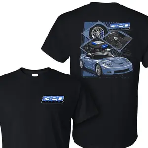 1320 Video Supersonic Zr1 T-Shirt, Double Sided Print Graphic Tee, Designed & Printed In The USA