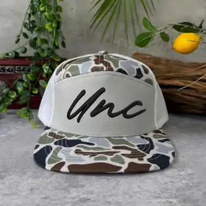 UNC Embroidered Trucker Hat, North Carolina Tar Heels Mesh Snapback Cap, Adjustable Baseball Hat, College Sports Fan Gift for Men Women