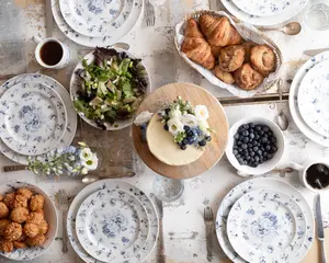 martha stewart french garden party dinnerware set {six items per piece set}