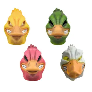 Realistic Angry Duck Latex Mask - Multi Color Full Headsets - Adult Mischievous Halloween Mischievous, Role Playing Party Costume Props  cosplay Party Prop  Halloween Mask