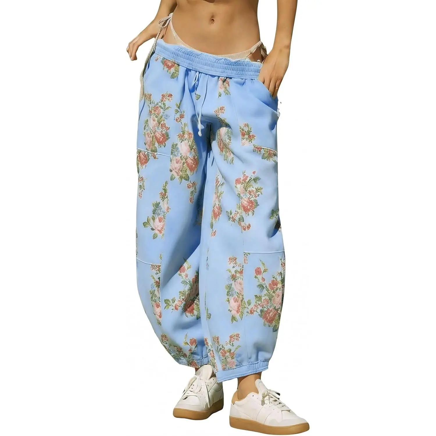 Floral Pink Blue
