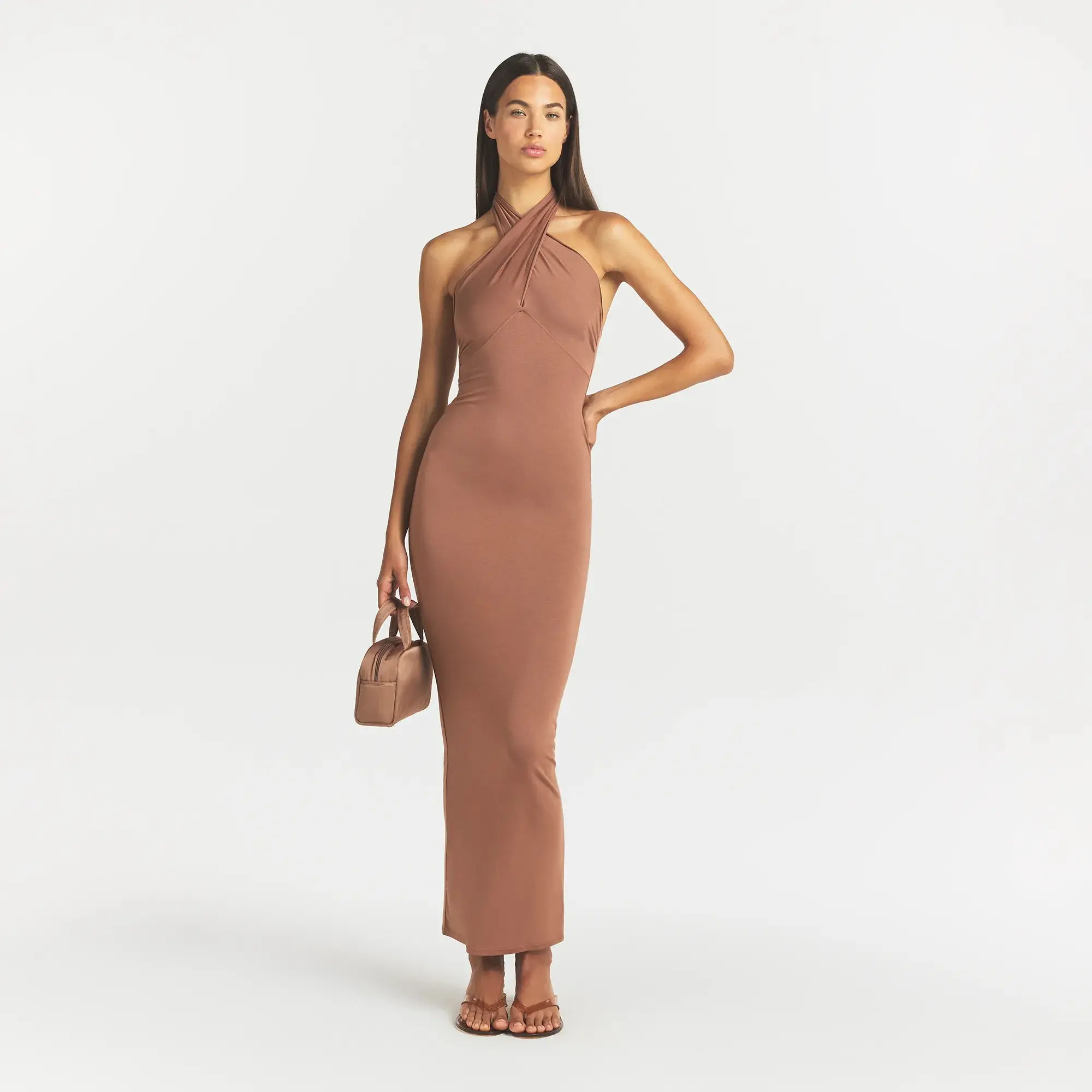 SKIMS SMOOTH LAYERS CONVERTIBLE LONG DRESS SKIMS SMOOTH LAYERS CONVERTIBLE LONG DRESS