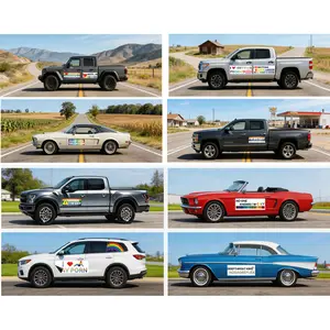 10Pcs Funny LGBT Magnetic Car Stickers Set – Rainbow Pride Bumper Decals for Car, Truck, Laptop, Luggage & Window – Waterproof Colorful Vinyl Car Accessories, Unique Prank Stickers