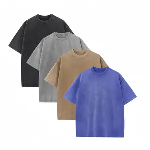 4 Pacs Oversized Tshirts Water-resistant washable cotton sports shirt Unisex