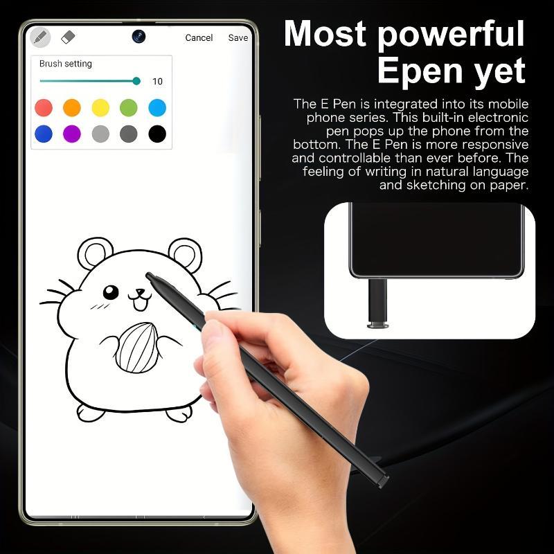 25Ultra Android Smartphone, 6.8 Inch Dual 108MP+48MP Cameras, Long-Lasting 6800mAh Battery, Fast Charging, OTG Function, Facial Recognition Unlocking, Stylus, 12GB RAM +512GB ROM, 5G Network Android 14 OS, Unlock Cellphone for