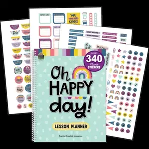 Teacher Created Resources  Oh Happy Day Lesson Planner