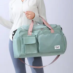 Minimalist 2024 Trendy Duffelfor Summer Travel Use, AdjustableLarge Capacity Zip ,Unisex MultifunctionCary on Gym for Spring Travel & GymUse storage bag