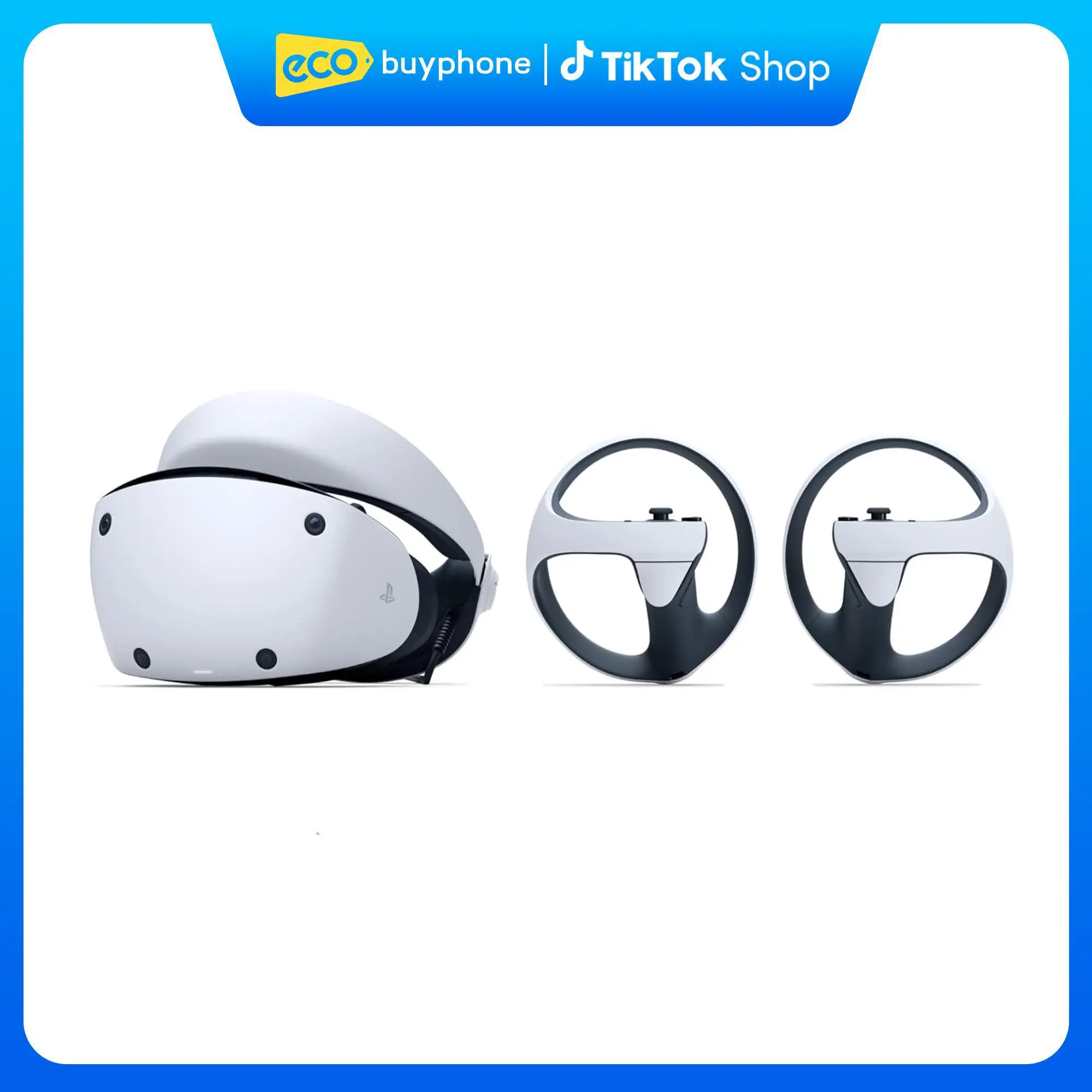 Refurbished Sony PlayStation VR2 Headset with Controllers - Excellent Condition, Gaming Refurbished Electronics