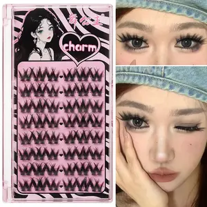 lash clusters Natural Eyelash Extension Wholesale Under Lash DIY Makeup Individual False Eyelashes Anime Eyelashes