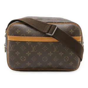 Pre-owned Louis Vuitton Canvas Shoulder Bags Reporter PM Monogram Shoulder Bag