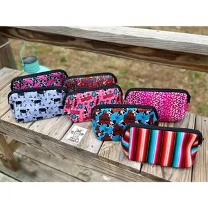 Western Neoprene Makeup Bags