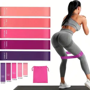 5pcs/Set Resistance Strap, Pull-Up Strap, Pull-Up Assist Strap, Exercise Strap, Sports Strap, Leg Resistance Strap, Exercise, Muscle Training, Body Shaping, Gym Male And Female