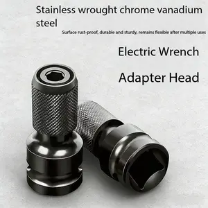 Electric wrench interchangeable head, retractable quick electric wrench accessory adapter, socket bit converter, drill bit adapter
