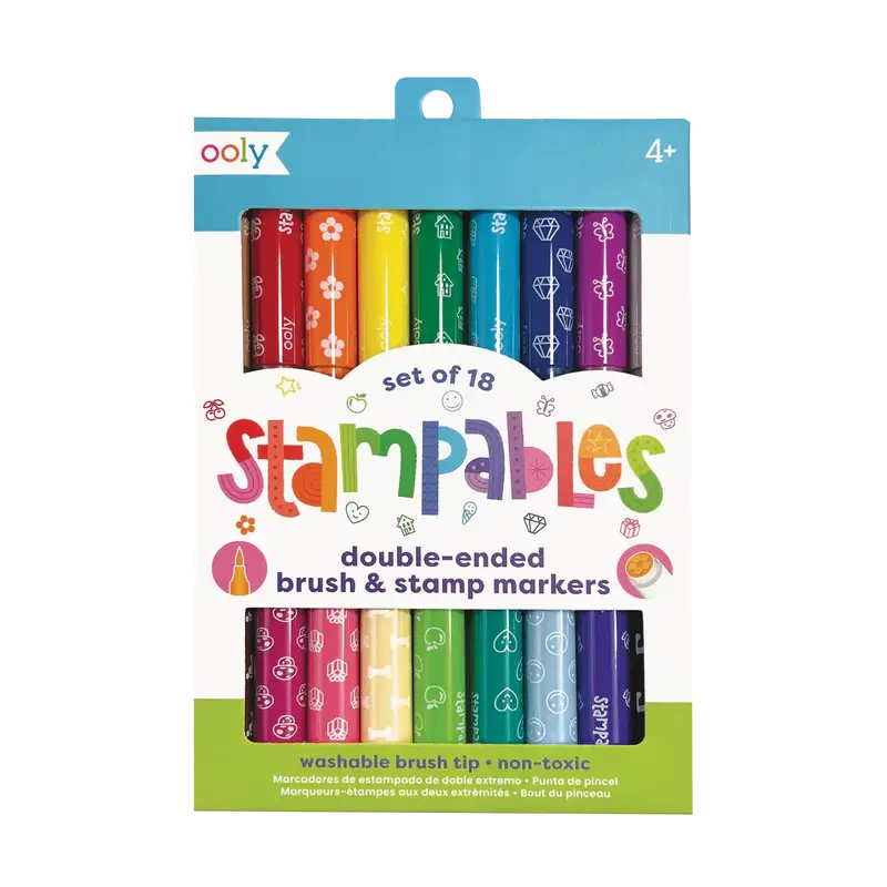Stampable Double Ended Stamp Markers - Set of 18