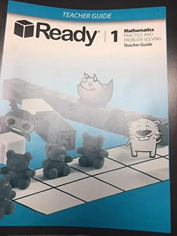 USED Book - READY Mathmatics Practice and Problem Solving Teacher's Guide Grade 1 by Curriculum Associates (Paperback)