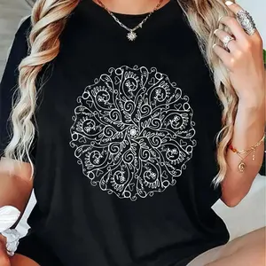 Curse Word Mandala Graphic Tees T Shirt For Women T-ShirtValentine's Day gifts suitable for giving