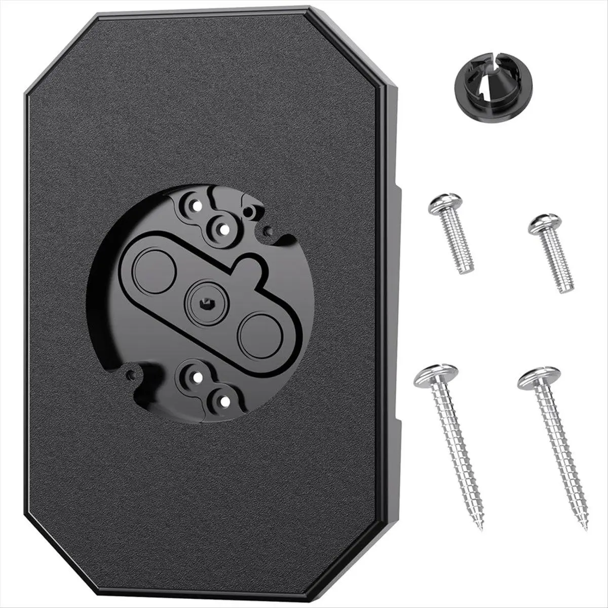 Siding Mounting Kit, 8141DBL Outdoor Light Mounting Block, Siding Mounting Plate for Lap Double and 4 Inch Siding Black