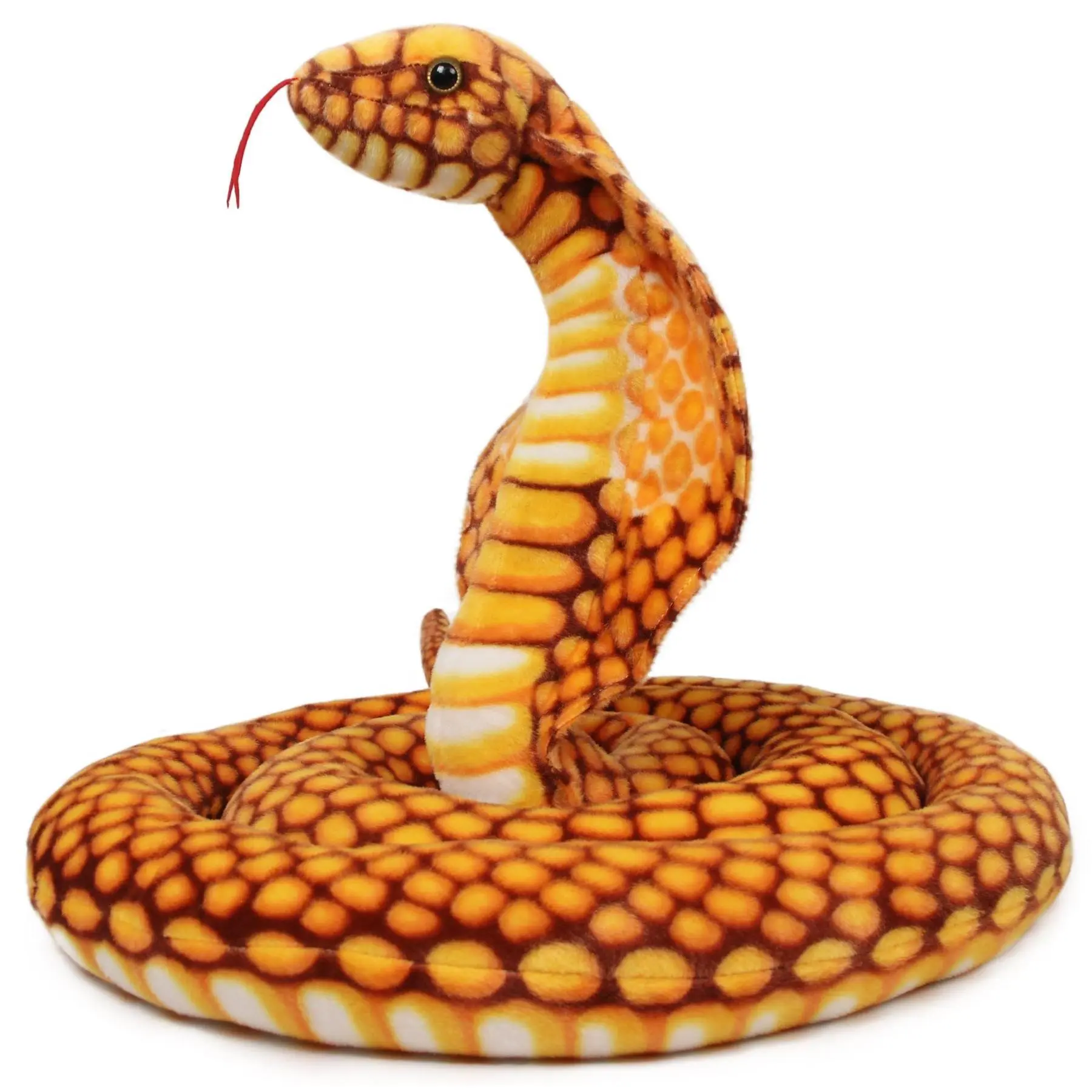 Qamra The King Cobra | 102 Inch Stuffed Animal Plush | By TigerHart Toys